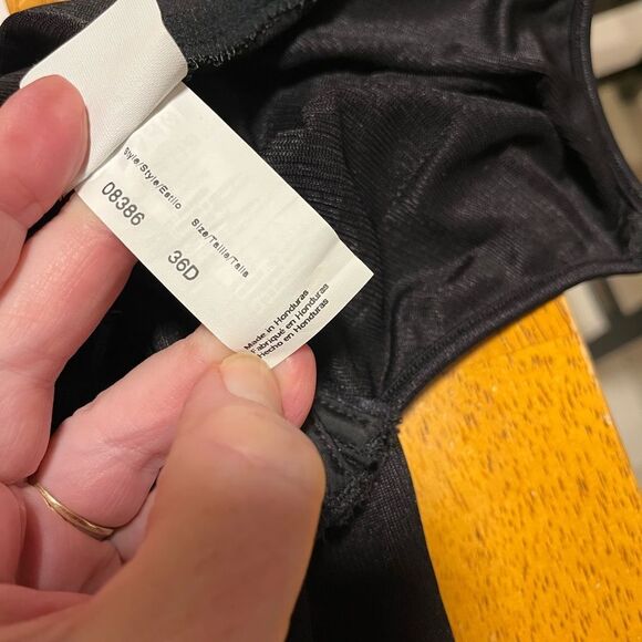 Nip Tuck & Boost Black Underwire Shapewear With Boy Shorts One Piece 36D - Picture 9 of 11